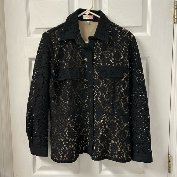 COULEUR by finley Lace Blazer SZ Medium - Picture 1 of 6